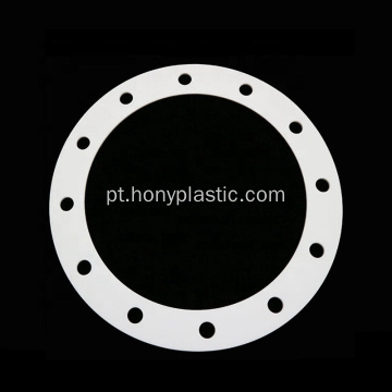 Anel de vedação branca anel de plástico PTFE Flange Junta